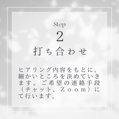 Step2打ち合わせ